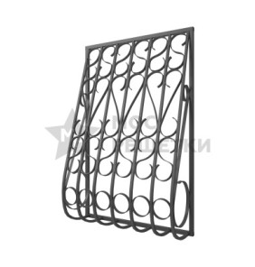 Решетка на окно сварная дутая 4-3